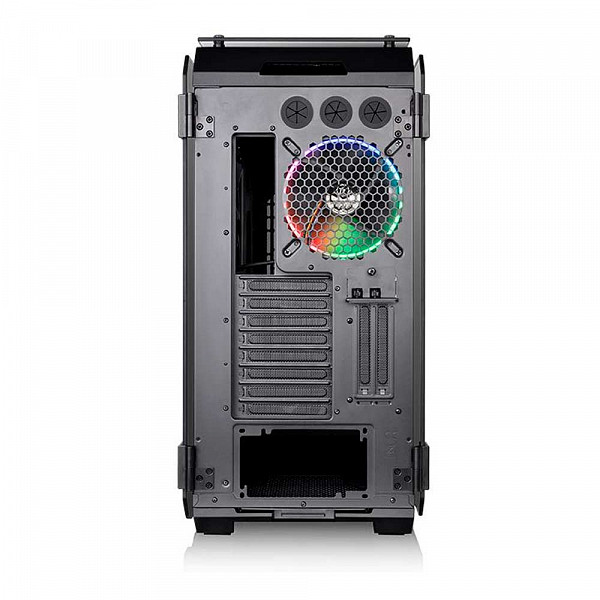Gabinete Gamer Thermaltake View 71 RGB, Full Tower, Com 3 Fans, Vidro Temperado, Black, Sem Fonte, CA-1I7-00F1WN-01 OP