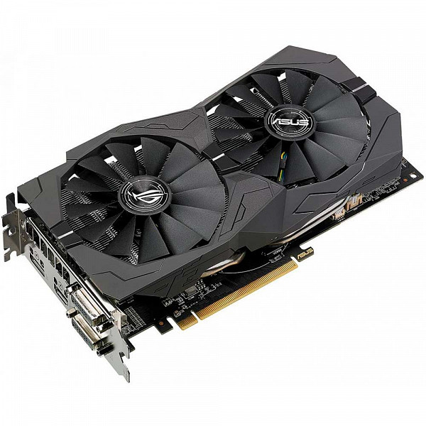 Placa de Ví­deo Asus, Rog Strix Radeon, RX 570 OC, Dual, 8GB, GDDR5, 256Bit, ROG-STRIX-RX570-O8G-GAMING