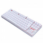 Teclado Mecânico Gamer Redragon Kumara Branco Switch Outemu Azul LED Vermelho ABNT2 - K552W-2 (Blue)