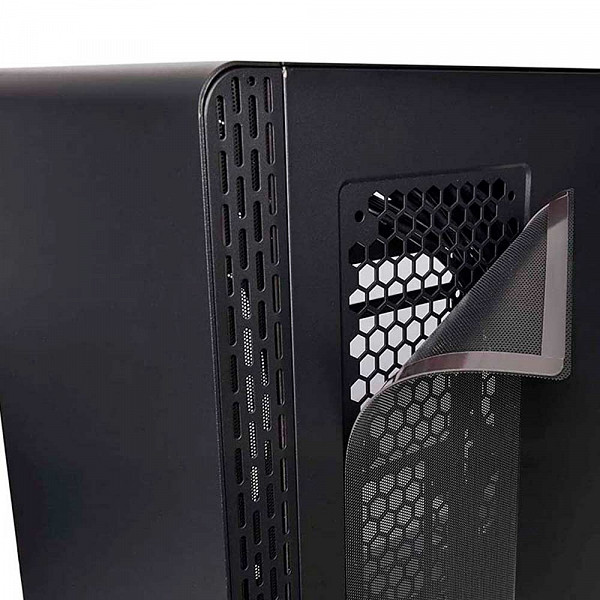 Gabinete Thermaltake S300 TG - Lateral em Vidro - USB 3.0 - Mid Tower - Micro ATX - Preto - CA-1P5-00M1WN-00