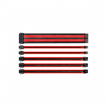 Cabo Mod Sleeved Preto e Vermelho 30cm Thermaltake AC-033-CN1NAN-A1
