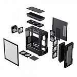 Gabinete Gamer Gamemax Siege Black, Mid Tower, EATX, Vidro Temperado, Preto, Sem Fonte, Sem Fan