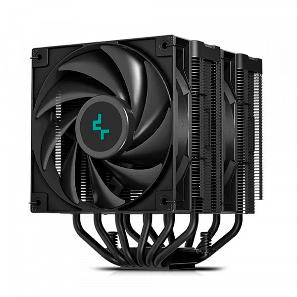 Cooler para CPU DeepCool AG620 Digital Black Dual Tower 120MM - R-AG620-BKDMN-G-2