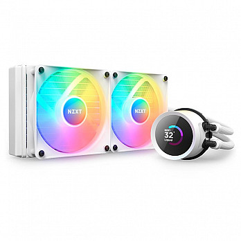 Water Cooler NZXT Kraken 240 RGB, 240mm, Intel e AMD, Branco - RL-KR240-W1