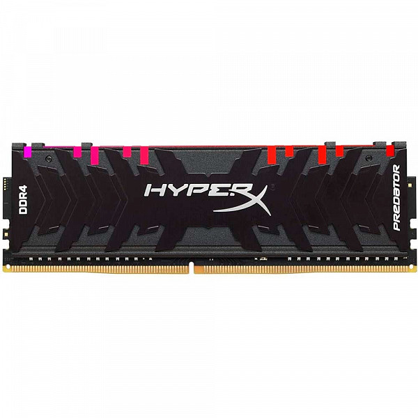 Memória DDR4 Kingston HyperX Predator RGB, 8GB 3000MHz, HX430C15PB3A/8