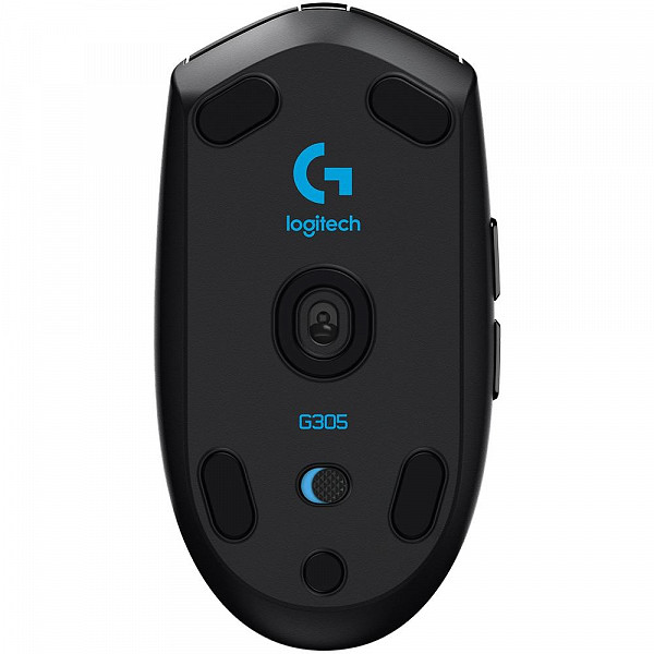 Mouse Sem Fio Gamer Logitech G305 Hero Lightspeed, 6 Botões, 12000 DPI - 910-005281
