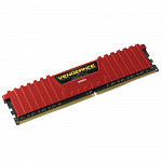 Memória Corsair Vengeance LPX, 4GB, 2400MHz, DDR4, CL16, Vermelho - CMK4GX4M1A2400C16R