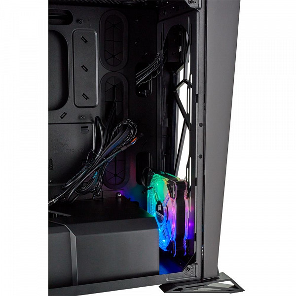 Gabinete Gamer Corsair Carbide Series Spec-Omega, Mid-Tower, RGB, Vidro Temperado, Preto - CC-9011140-WW