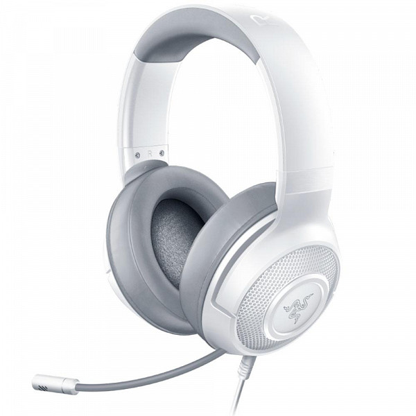 Headset Gamer Razer Kraken X, P2, Drivers 40mm, Mercury White - RZ04-02890300-R3U1