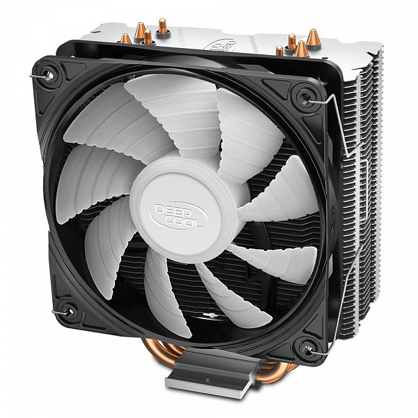 Air Cooler DeepCool Gammaxx 400 V2, 120mm, LED Azul, Branco - DP-MCH4-GMX400V2-BL