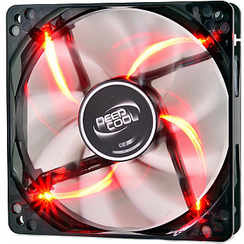 Cooler FAN Deepcool Windblade 120mm RED - DP-FLED-WB120-RD