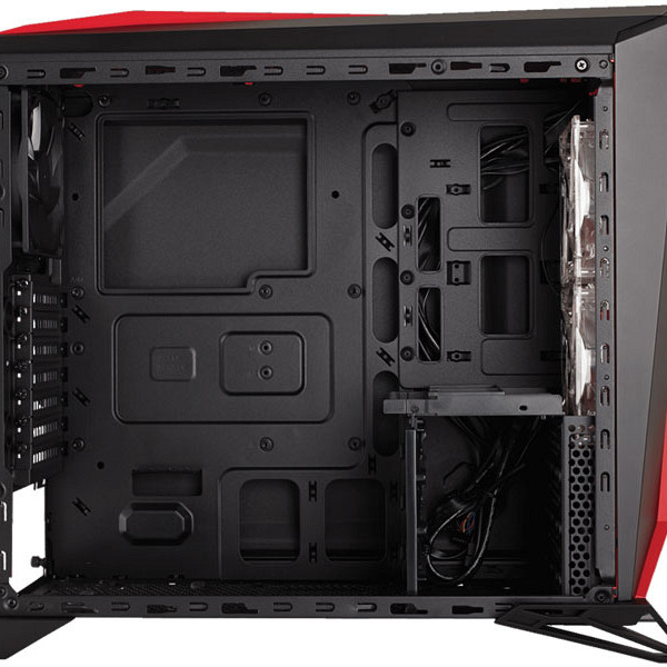 Gabinete Corsair Carbide Series SPEC ALPHA PRETO VERMELHO CC-9011085-WW
