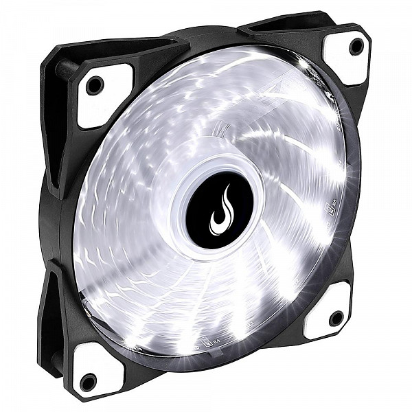 Cooler FAN Rise Mode Wind W1, 120mm, LED Branco - RM-WN-01-BW