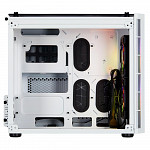 Gabinete Gamer Corsair Crystal Series 280X, mATX, RGB, Lateral e Frontal em Vidro, Branco - CC-9011137-WW