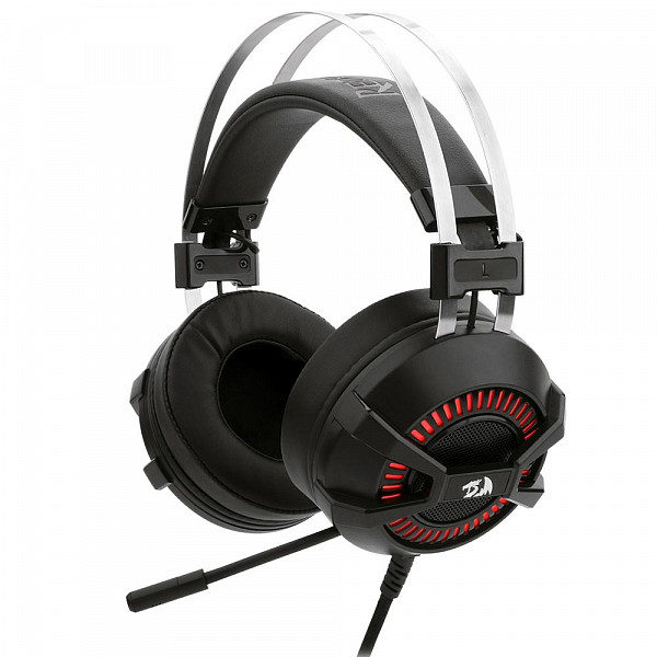 Headset Gamer Redragon P2 Preto e Vermelho BIO H801
