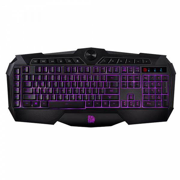 Teclado Gamer Thermaltake TT Sports Challenger Prime Lighting, ABNT2 - KB-CHM-MBBLPB-01