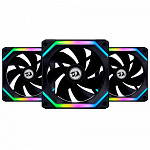 Kit Fan Com 3 Unidades Lian Li Uni Fan Redragon Spec, 120mm, ARGB, Black, UF-SL120-3B SI