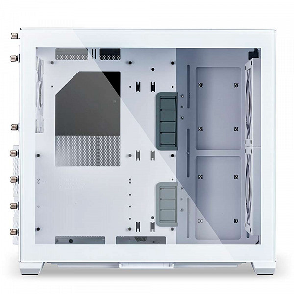 Gabinete Gamer Lian Li 011 Air Mini, Mini Tower, Vidro Temperado, White, ATX, Sem Fonte, O11 AM W