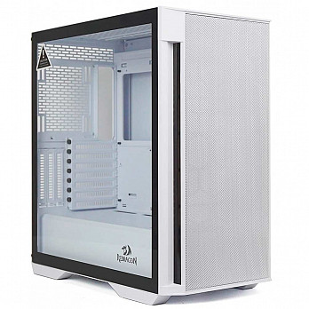 Gabinete Gamer ReDragon Demolisher, Mid Tower, Vidro Temperado, White, ATX, Sem Fonte, Sem Fan, GC-706W