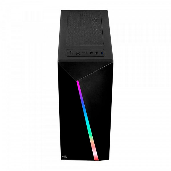 Gabinete Gamer Aerocool Shard Mid Tower, RGB, com FAN, Lateral em Acrílico - 67989
