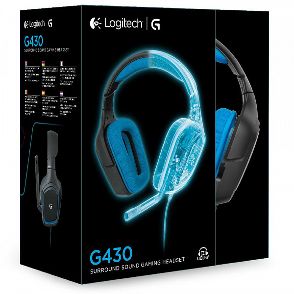 Headset Gamer Logitech G430 7.1 Surround
