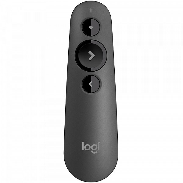 Apresentador sem fio Logitech R500 com Laser Pointer Vermelho, Conexão por USB ou Bluetooth, Aplicativo para Personalização - 910-005333