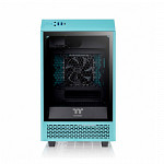 Gabinete Thermaltake The Tower 100  Mini Turquesa com Janela Lateral em Vidro Temperado 120MM CA1R300SBWN00