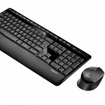 Teclado e Mouse Logitech MK345 Sem Fio 1000DPI Preto ABNT2 - 920-007821