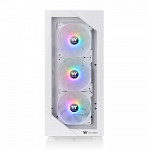Gabinete Gamer Thermaltake View 200 TG ARGB Snow, Mid Tower, Vidro Temperado, ATX, White, Sem Fonte, Com 3 Fans, CA-1X3-00M6WN-00
