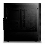 Gabinete Gamer Redragon Sideswipe, Mid Tower, Com 4 Fans RGB, Vidro Temperado, Black, S-Fonte, GC-601