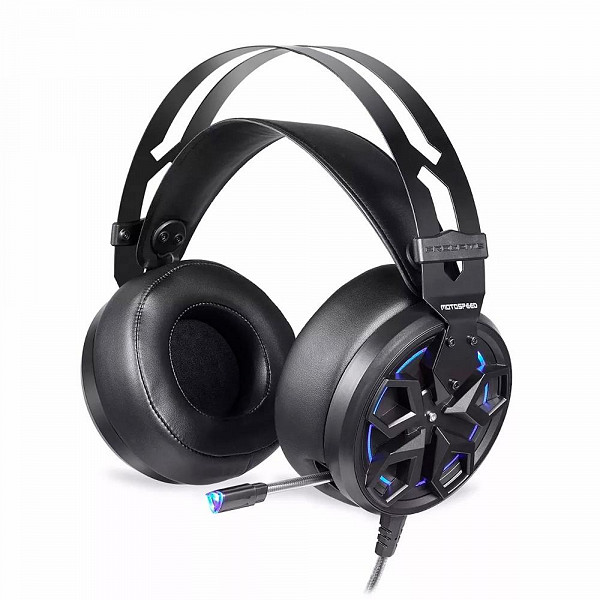 Headset Gamer Motospeed H60, LED Azul, Drivers 50mm - FMSHS0003PTO