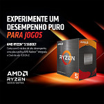 Processador AMD Ryzen 5 5600GT, 3.6 GHz, (4.6GHz Max Turbo), Cachê 4MB, 6 Núcleos, 12 Threads, AM4 - 100-100001488BOX