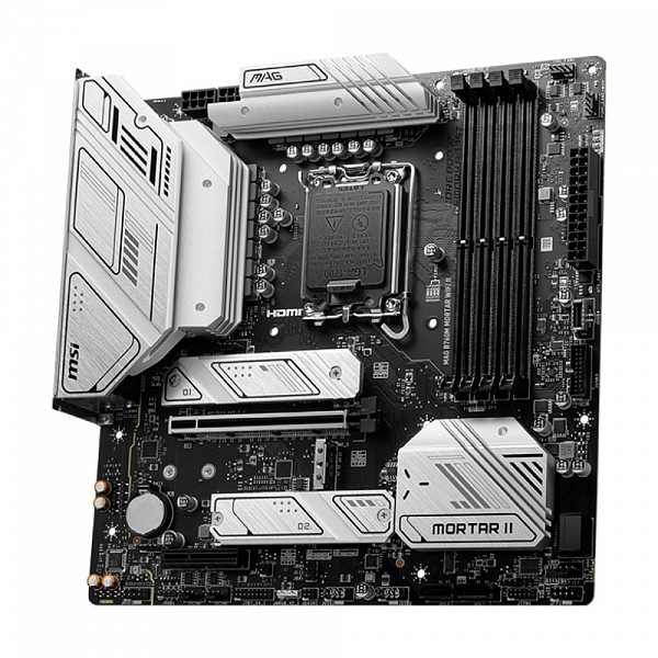 Placa-Mãe MSI MAG B760M Mortar, Intel, M-ATX, DDR5, Wi-Fi II, Preto - MAG B760M MORTAR WIFI II