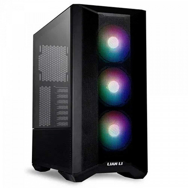 Gabinete Gamer Lian Li, Lancool II Mesh RGB, Mid Tower, Vidro Temperado, Black, Sem Fonte