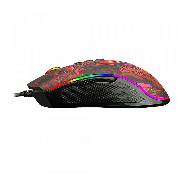 Mouse Gamer Redragon Infernal Dragon Ryu, RGB, 16000DPI, 8 Botões, Preto - ID711