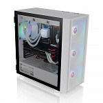 Gabinete Gamer Thermaltake H570 TG Snow ARGB, Mid Tower, Vidro Temperado, White, E-ATX, Sem Fonte, Com 4 Fans, CA-1T9-00M6WN-00