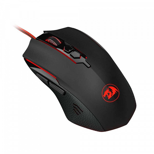Mouse Gamer Redragon Inquisitor 2, 7200 DPI, 6 Botões Programáveis, Black, M716A
