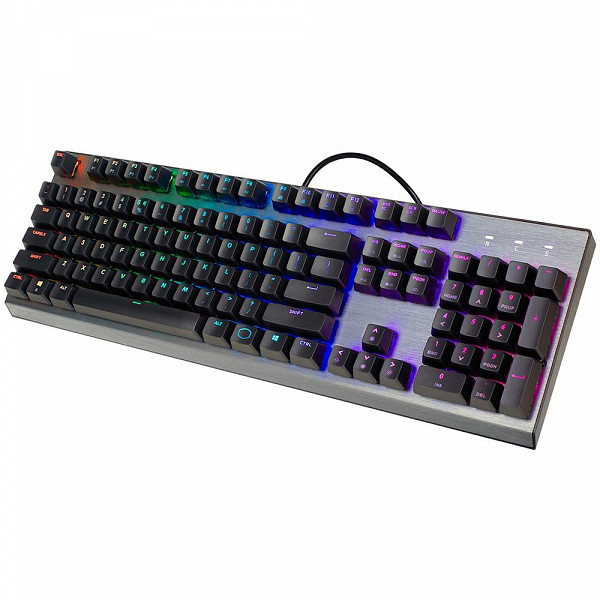 Teclado Mecânico Gamer Cooler Master CK350, RGB, Switch Outemu Red, PT-EU - CK-350-KKOR1