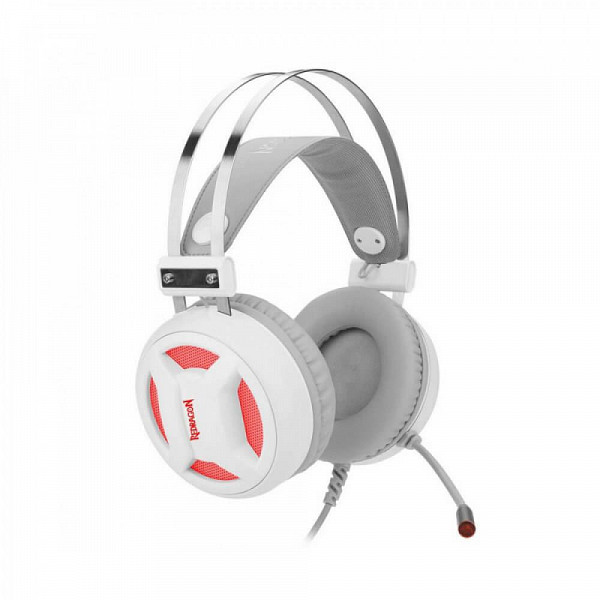 Headset Gamer, Usb, Redragon, Minos Lunar White, H210w