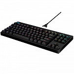 Teclado Mecânico Gamer Logitech G PRO, RGB, Design Tenkeyless, Switch GX Clicky Azul, US - 920-009388