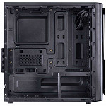 Gabinete Gamer PCYes Venus sem Fonte, Mid Tower, USB 3.0, 2 Fans LED Azul, Preto com Lateral em Acrílico - VENPTAZ2FCA