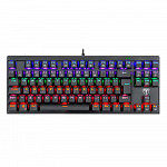 Teclado Gamer Mecânico T-Dagger Corvette LED, Switch Blue