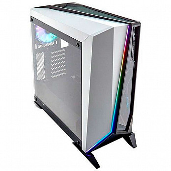 Gabinete Gamer Corsair Carbide Series Spec-Omega Tg Hd120 Rgb White Tempered Glass Mid Tower C/Janela - CC-9011141-WW