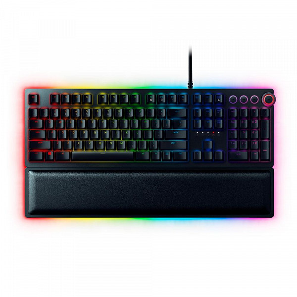 Teclado Óptico-Mecânico Gamer Razer Huntsman Elite Linear, Chroma, Razer Switch Red, US - RZ03-01871100-R3U1