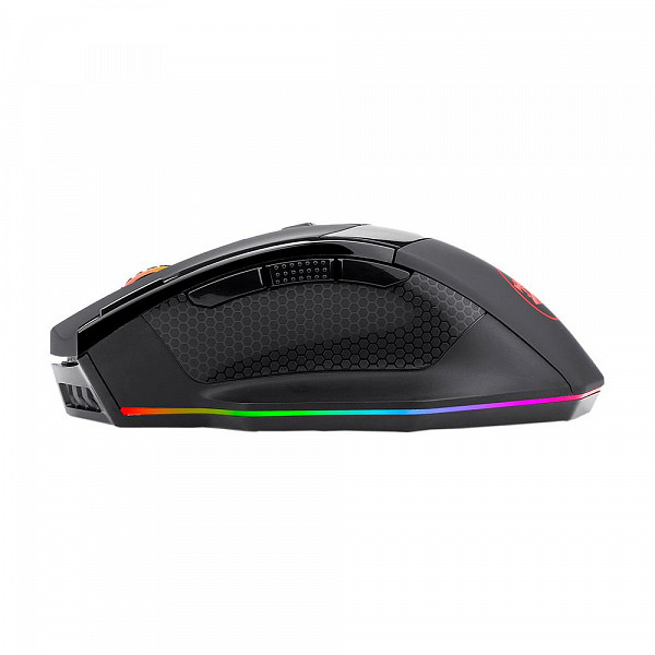 Mouse Gamer Redragon Sniper Pro, RGB, 16000DPI, 9 Botões, Sem Fio, Programáveis Macro - M801P-RGB
