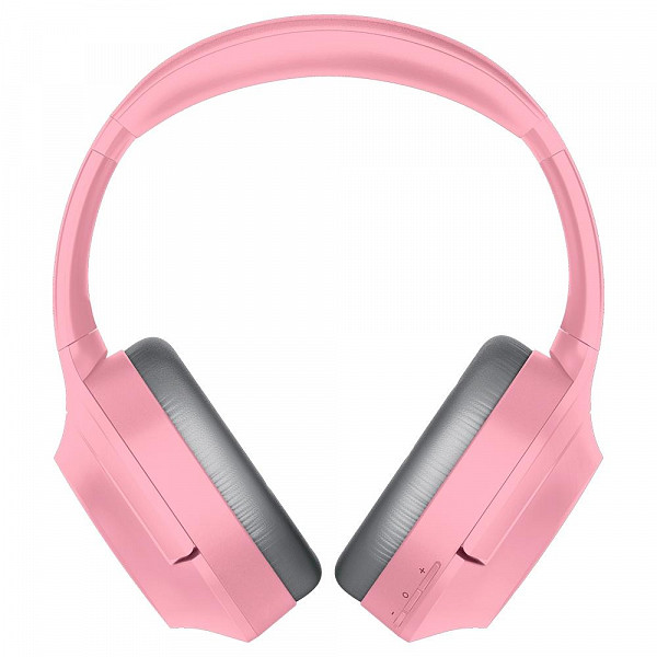 Headset Gamer Sem Fio Razer Opus X, Cancelamento Ruídos ANC, Drivers 40mm, Bluetooth, USB-C, Quartz Rosa - RZ04-03760300-R3U1