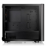 Gabinete Gamer Thermaltake V150 TG, Mini Tower, Vidro Temperado, Sem Fonte, Com 1 Fan, Black, CA-1R1-00S1WN-00