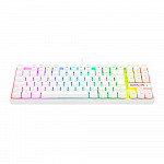 Teclado Magnético Gamer Redragon Kumara Pro Lunar White RGB Branco Switch Azul