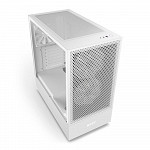 Gabinete Gamer NZXT H5 Flow RGB, Mid-Tower, Lateral de Vidro com 4 Fans, Branco - CC-H51FW-R1