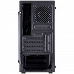 Gabinete Gamer PCYes Venus sem Fonte, Mid Tower, USB 3.0, 2 Fans LED Azul, Preto com Lateral em Acrílico - VENPTAZ2FCA